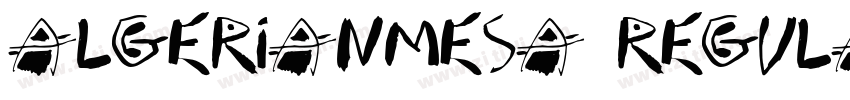 AlgerianMesa Regula字体转换